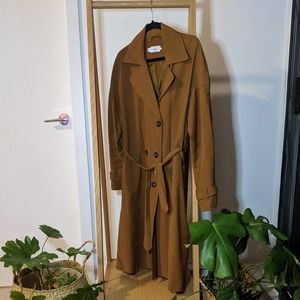 Only Double Breasted Trench Jacket M